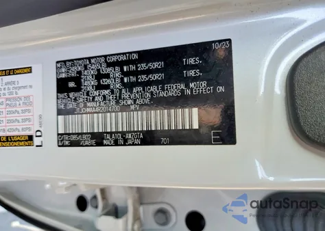 2024 Lexus Rx 350 Premium+ из США, поврежденный, VIN JTJCHMAA4R2014700